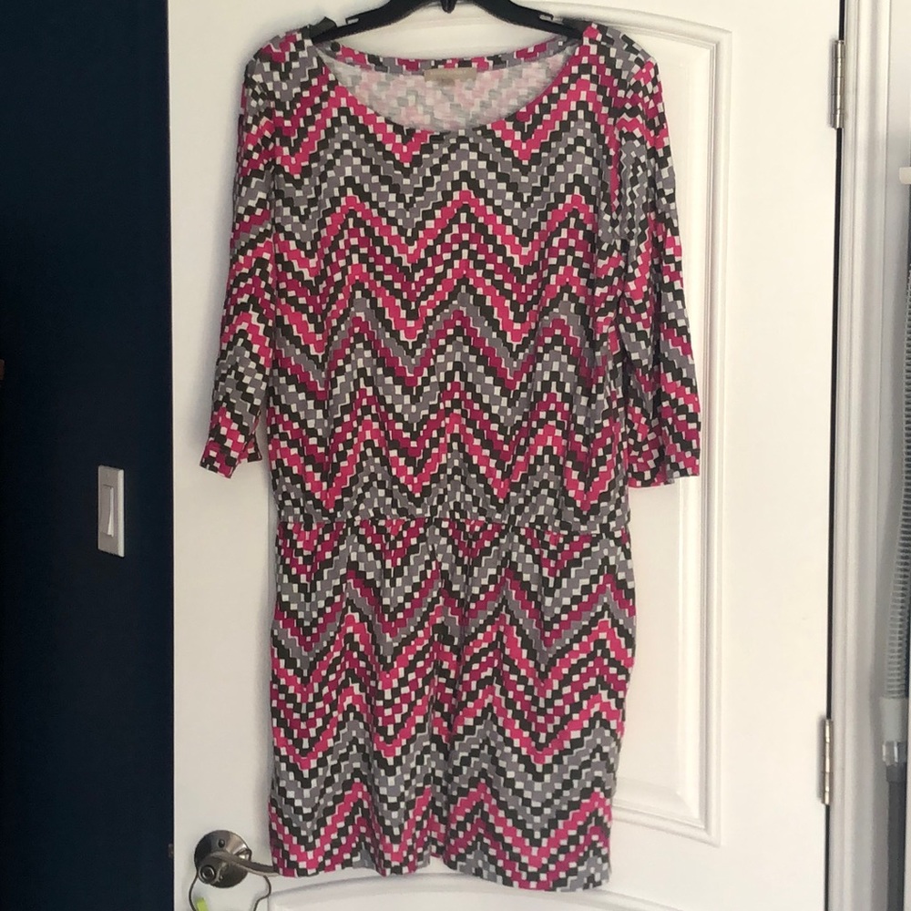Banana Republic Three Quarter Sleeve Dress with Pockets